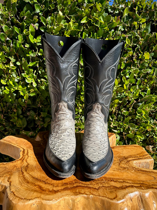 David Espinoza Custom Preban Anteater Cowboy Boots size 9 D