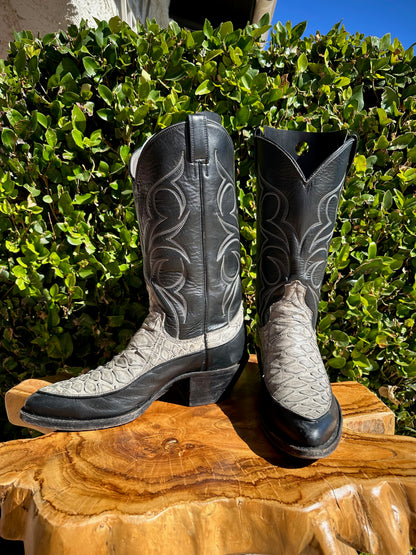 David Espinoza Custom Preban Anteater Cowboy Boots size 9 D