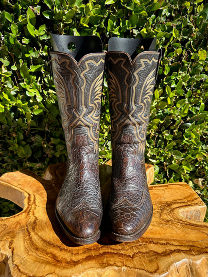 1960's Rios Preban Sea Turtle Cowboy Boots size 10 D