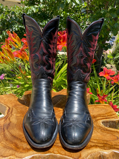 ML LEDDY Custom Cowboy Boots 10 D