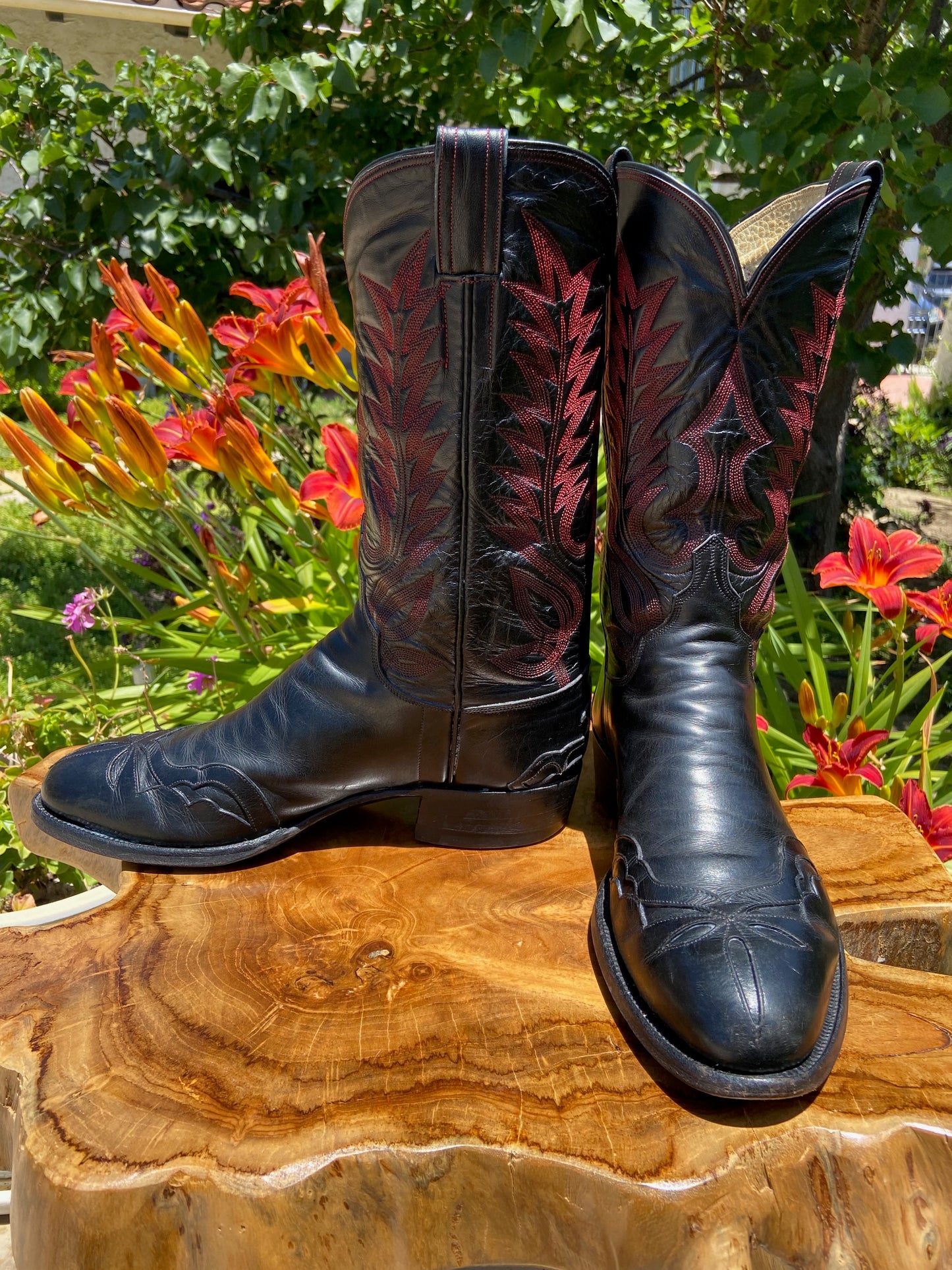 ML LEDDY Custom Cowboy Boots 10 D