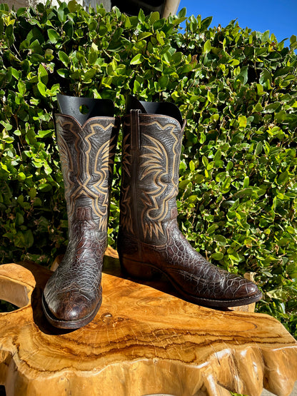 1960's Rios Preban Sea Turtle Cowboy Boots size 10 D