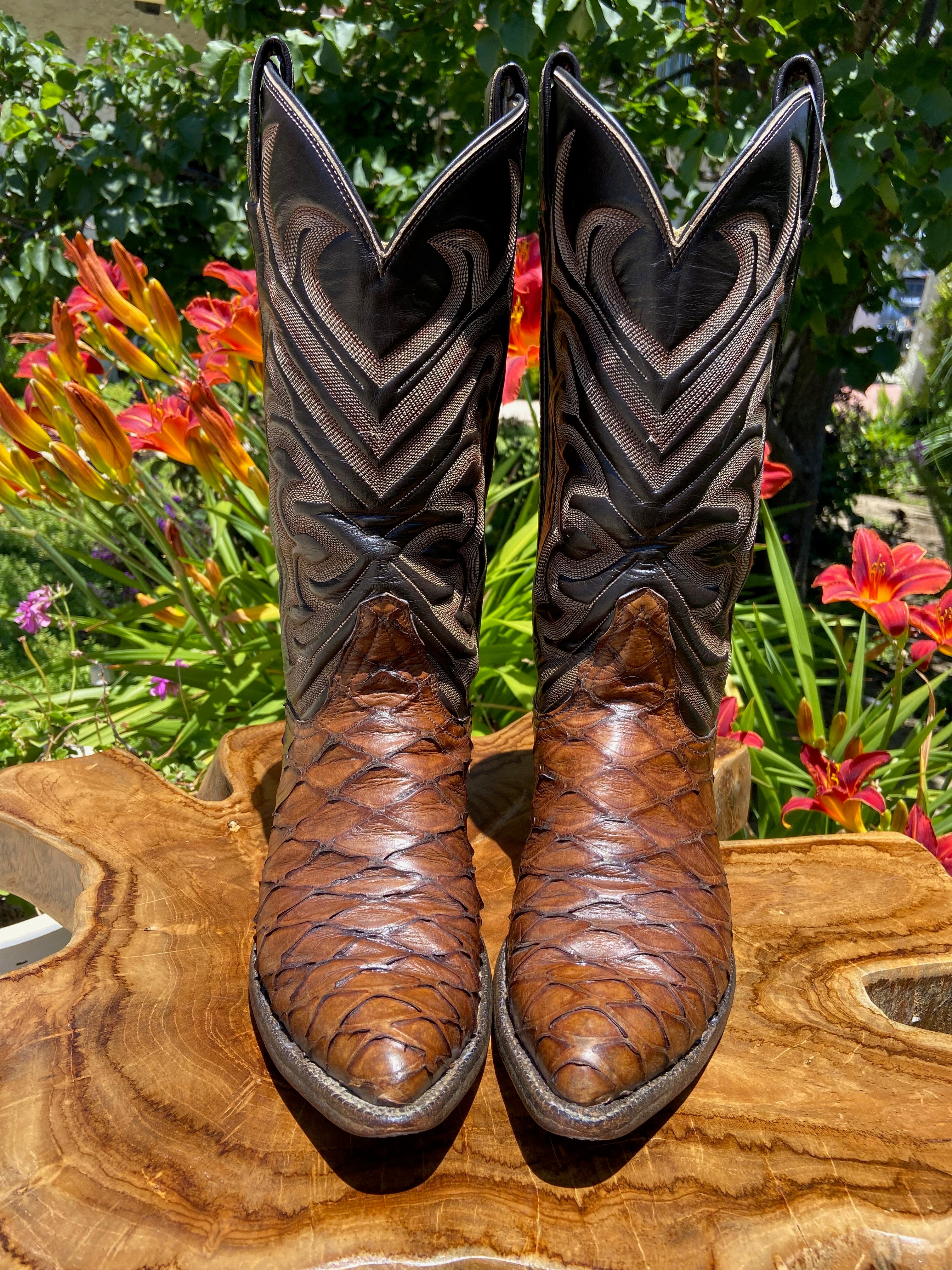 Tony Lama Anteater Cowboy Boots 7.5 D – Western Boot Company