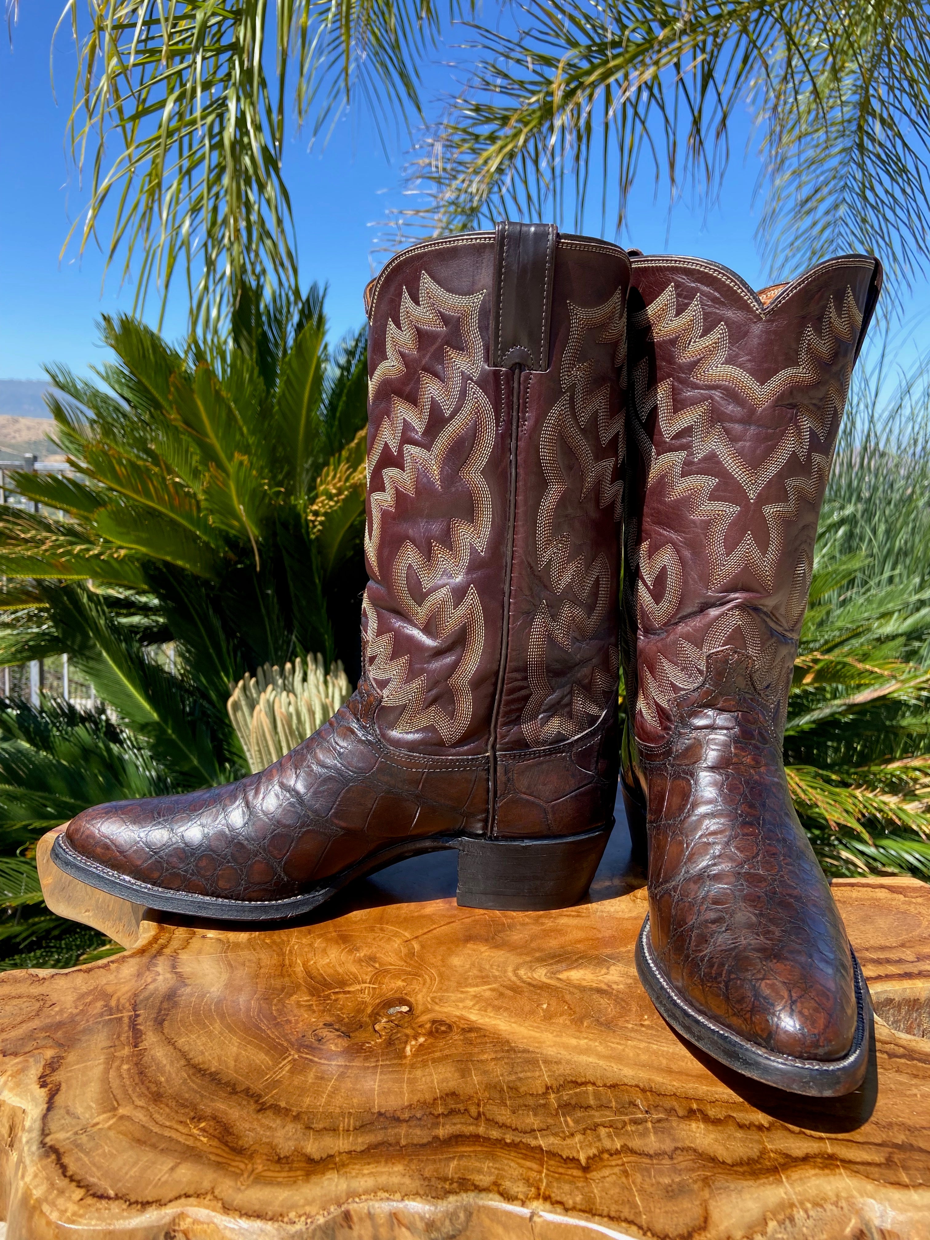 Justin gator skin on sale boots