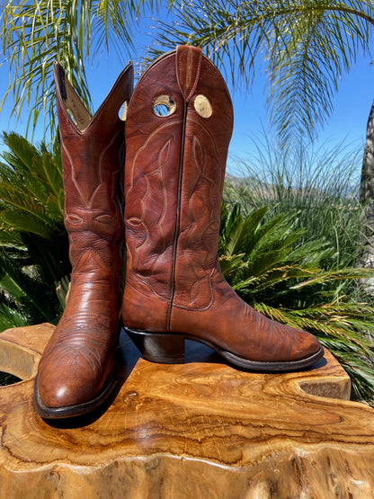 Sanders Bukaroo Cowboy Boots 9 D