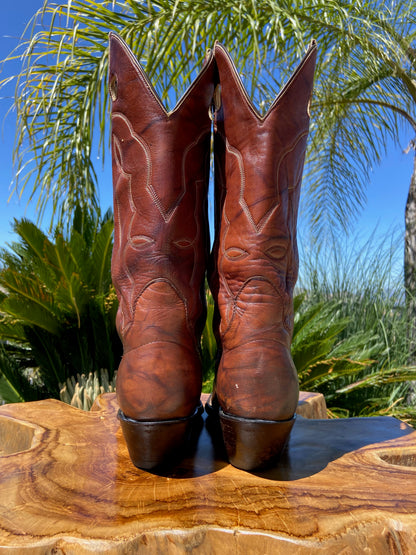 Sanders Bukaroo Cowboy Boots 9 D