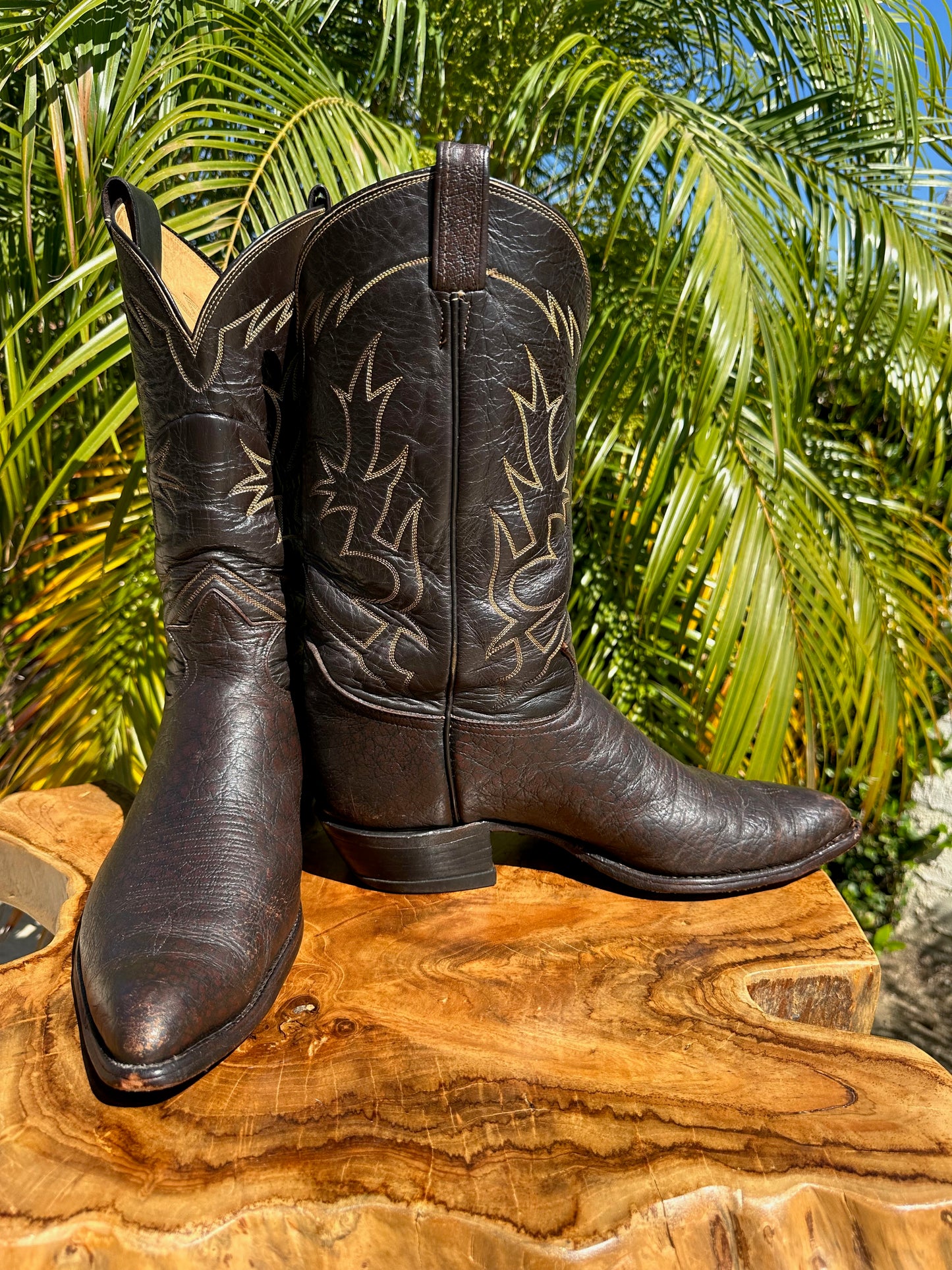 1960's Tony Lama Carribou Cowboy Boots 13 D