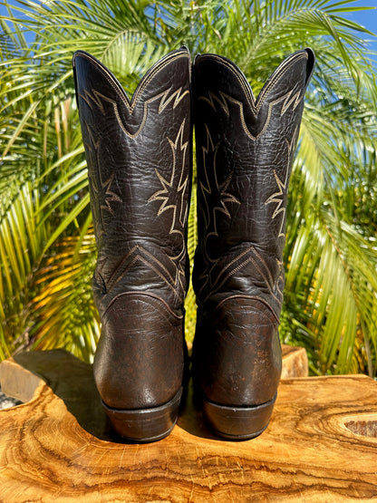 1960's Tony Lama Carribou Cowboy Boots 13 D