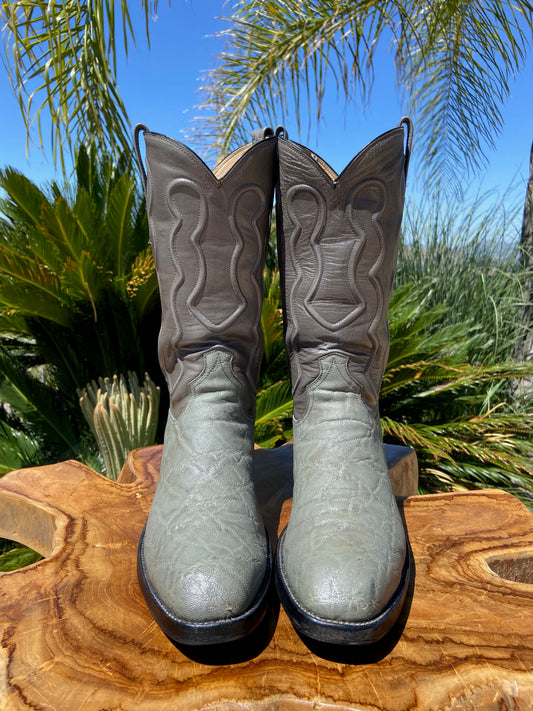 Paul Wheeler Custom Elephant Cowboy Boots 11.5 B