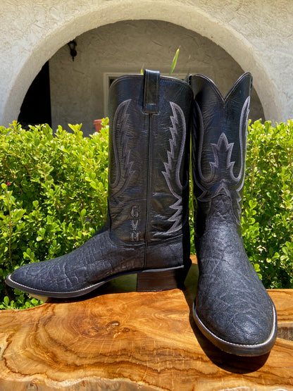 Armando's Custom Elephant Cowboy Boots 12 A