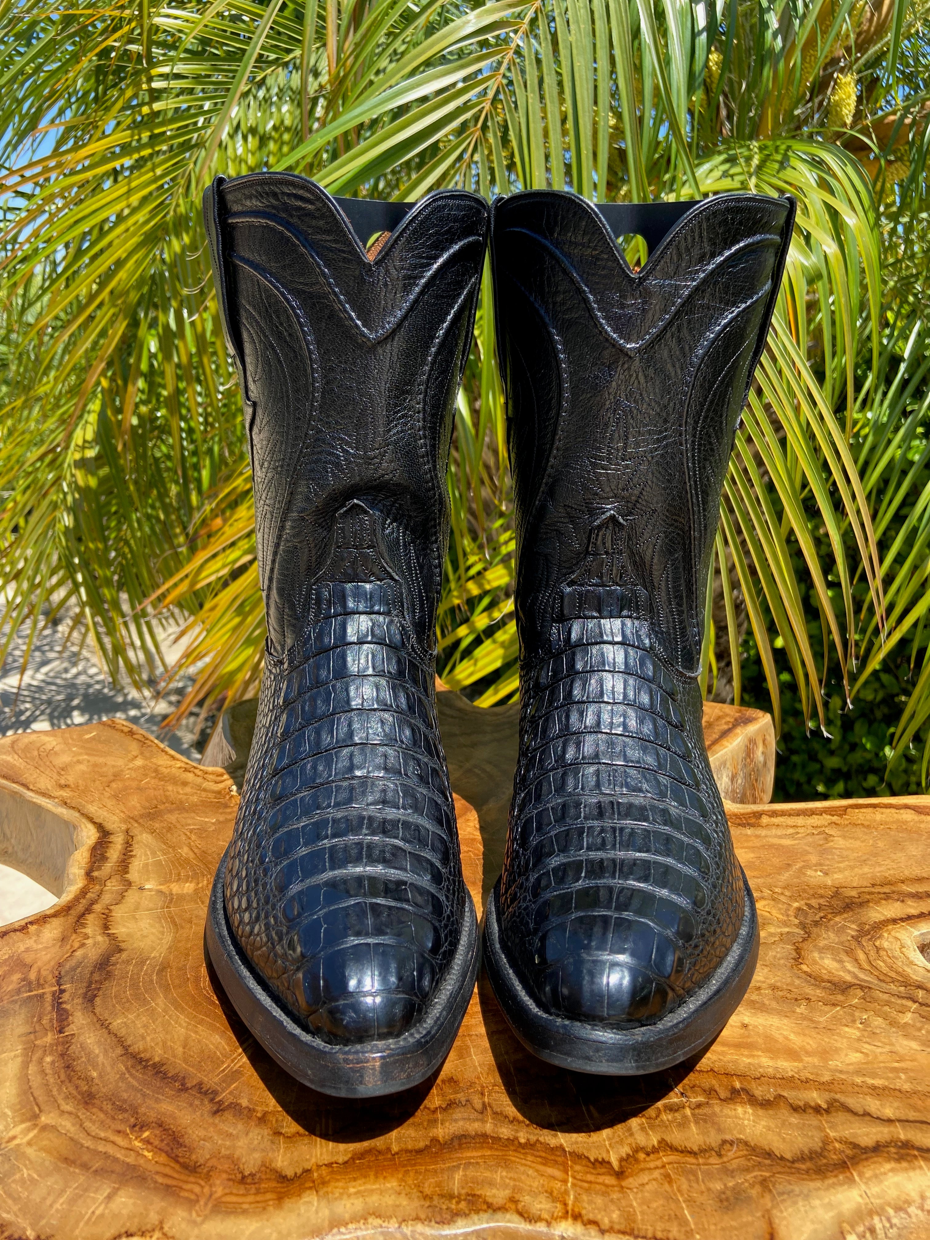 Lucchese nile hot sale crocodile boots