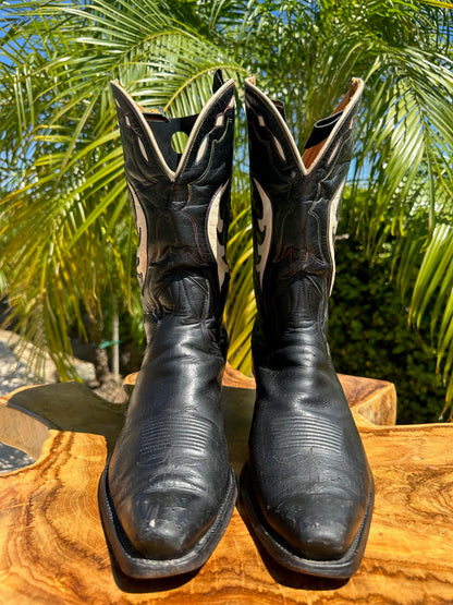 1940's Justin Vintage Cowboy Boots 8.5 D