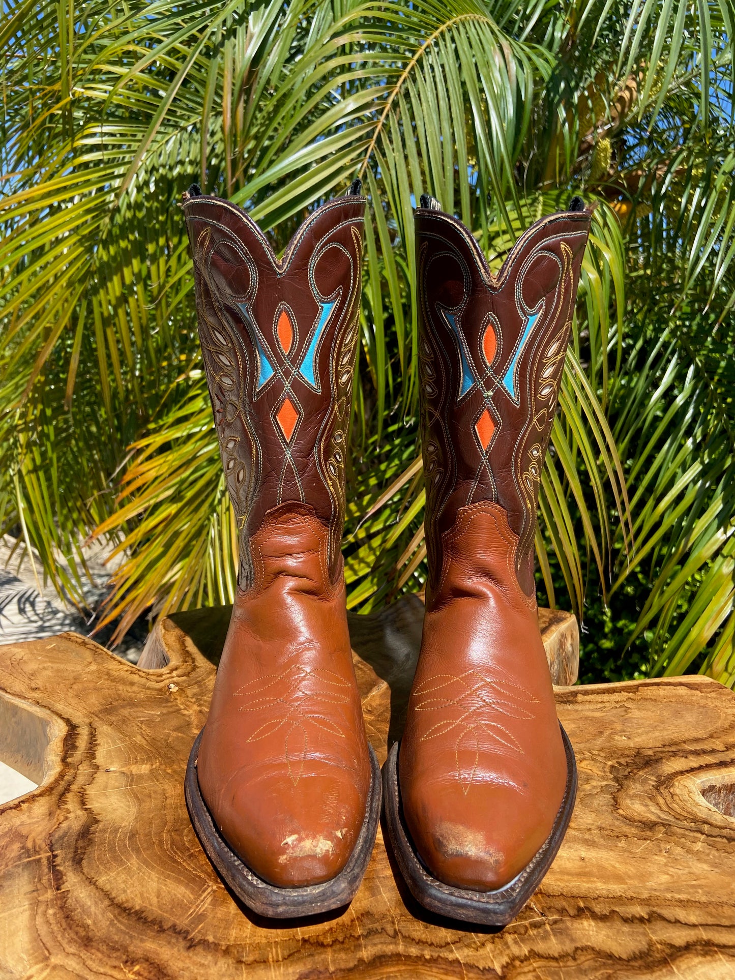 1940s Vintage ACME Cowboy Boots 7.5 D