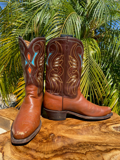 1940s Vintage ACME Cowboy Boots 7.5 D