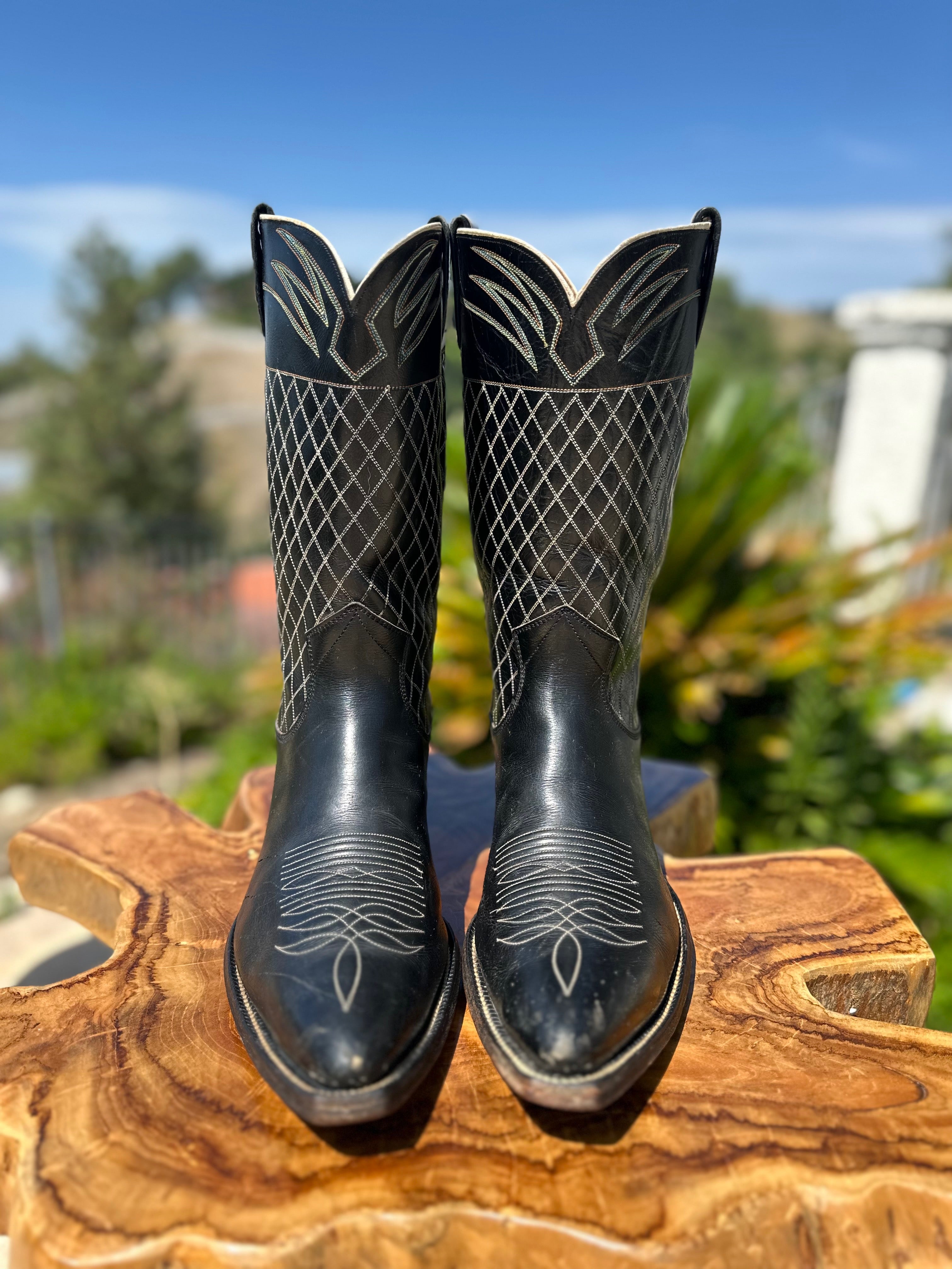 Vintage cowboy sale boots