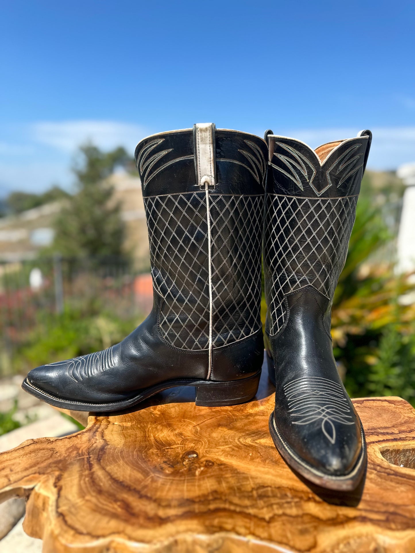 1960's Justin Vintage Cowboy Boots size 12 D