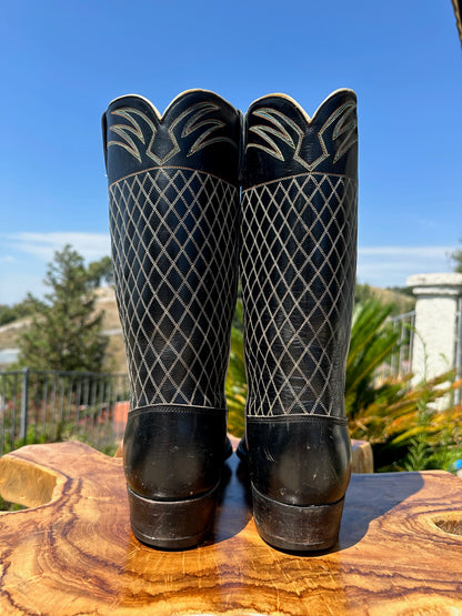 1960's Justin Vintage Cowboy Boots size 12 D