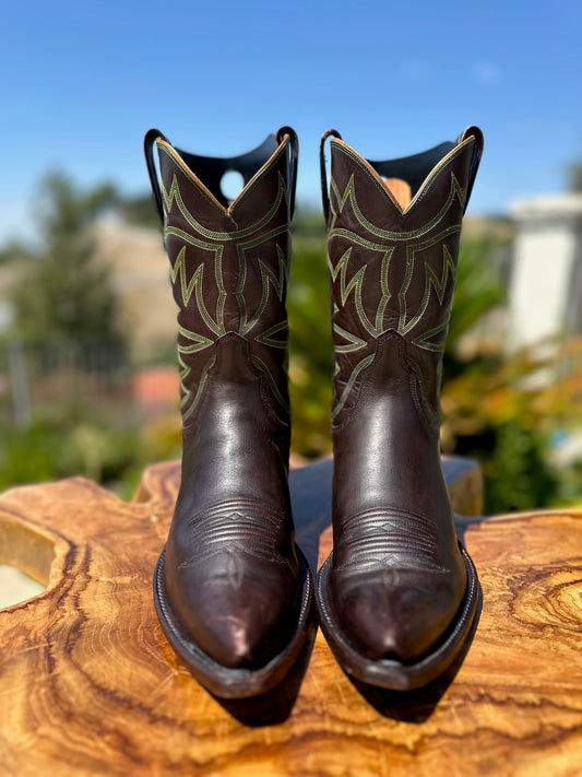 Abraham Rios Boot Company Vintage Cowboy Boots Size 9 D