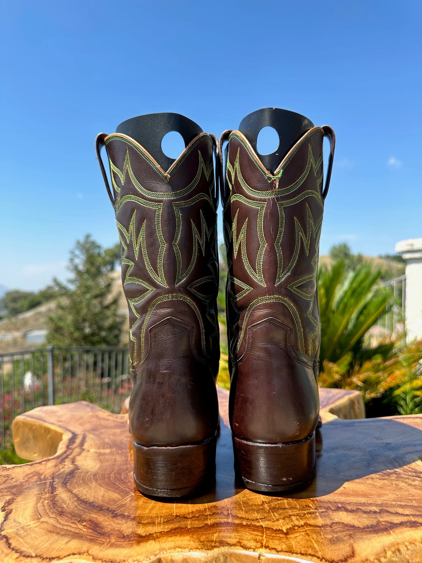 Abraham Rios Boot Company Vintage Cowboy Boots Size 9 D