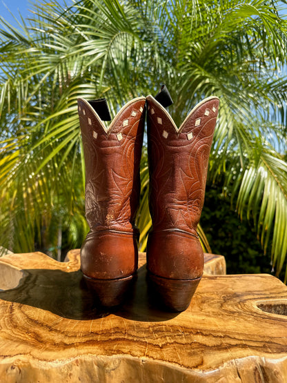 1940's Justin Cowboy Boots size 8 D or Womens 9.5