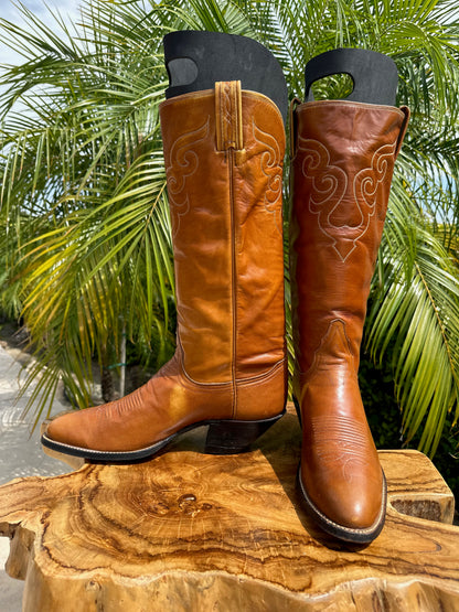 1970's Tony Lama Riding Cowboy Boots 11 B