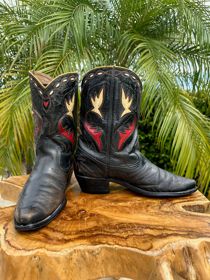 1940's Bronco Vintage Cowboy Boots size 10.5 D