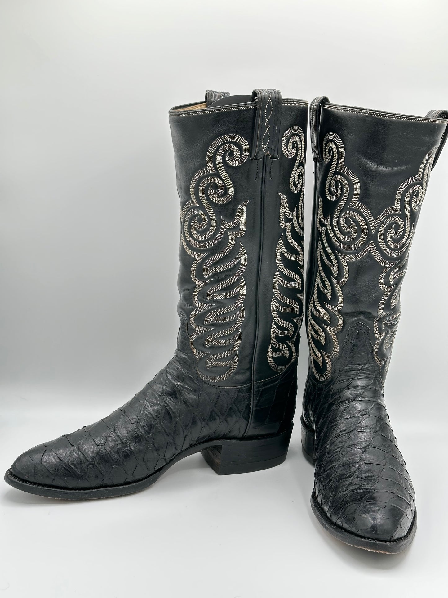 Tony Lama El Rey Preban Anteater Cowboy Boots size 10.5 A