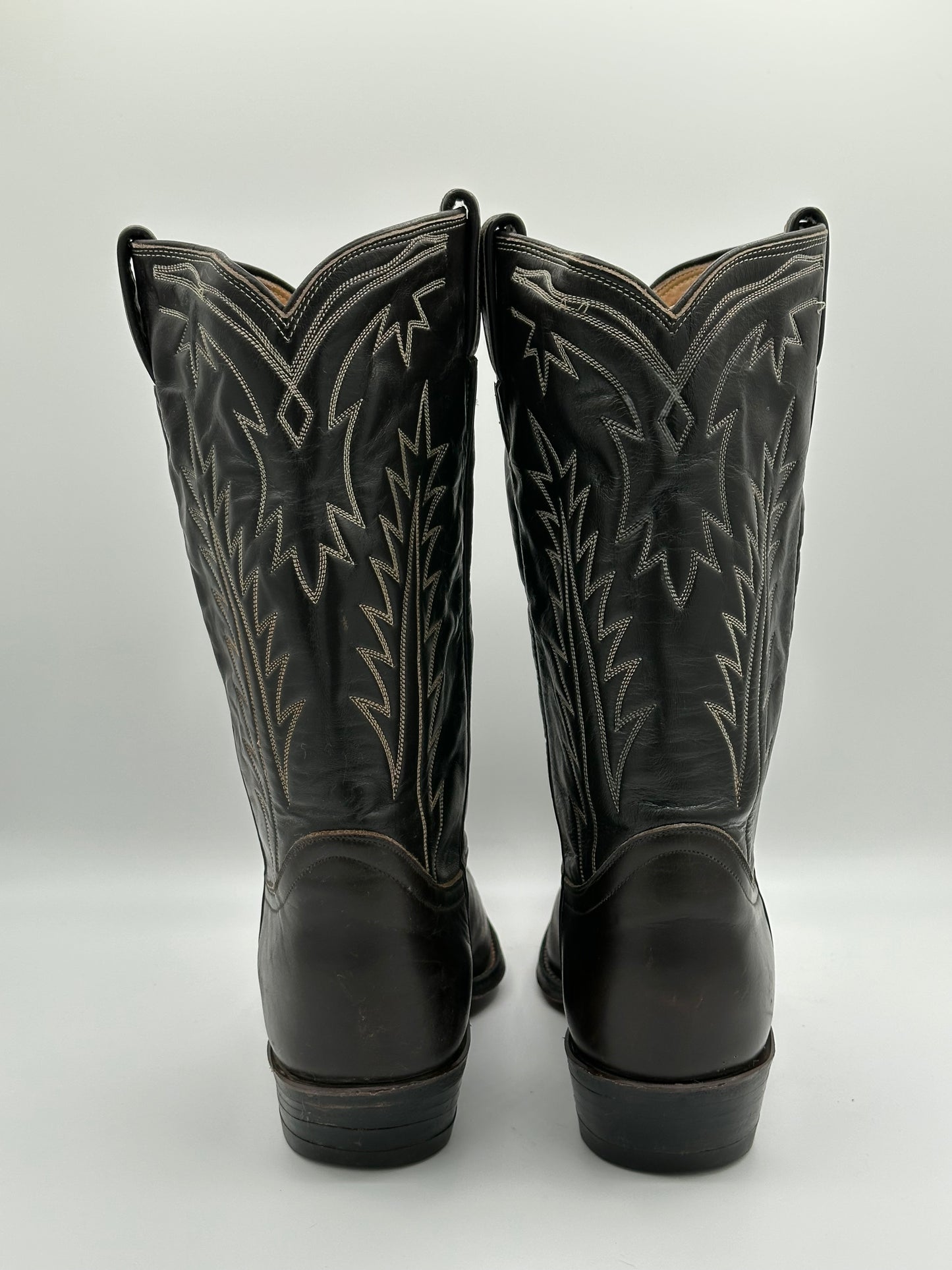 1970s Tony Lama Calf Skin Cowboy Boots size 10.5 E