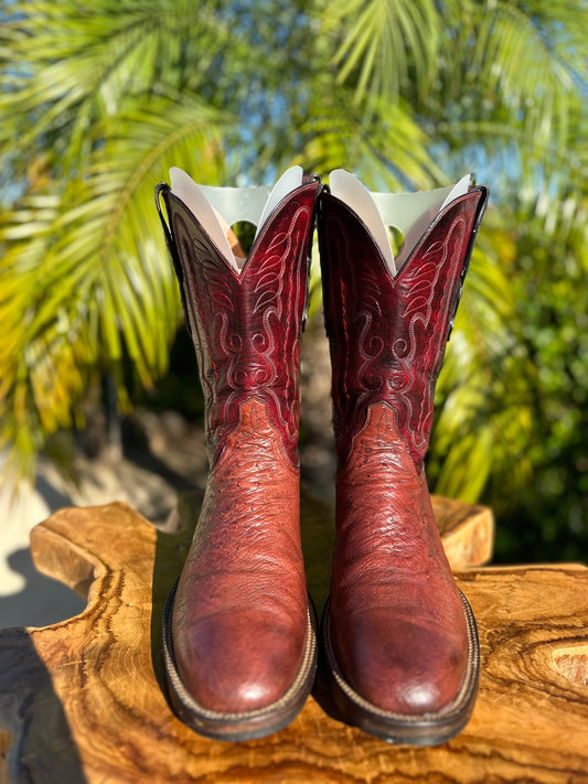 Rodney Ammons Custom Ostrich Cowboy Boot size 10.5 D