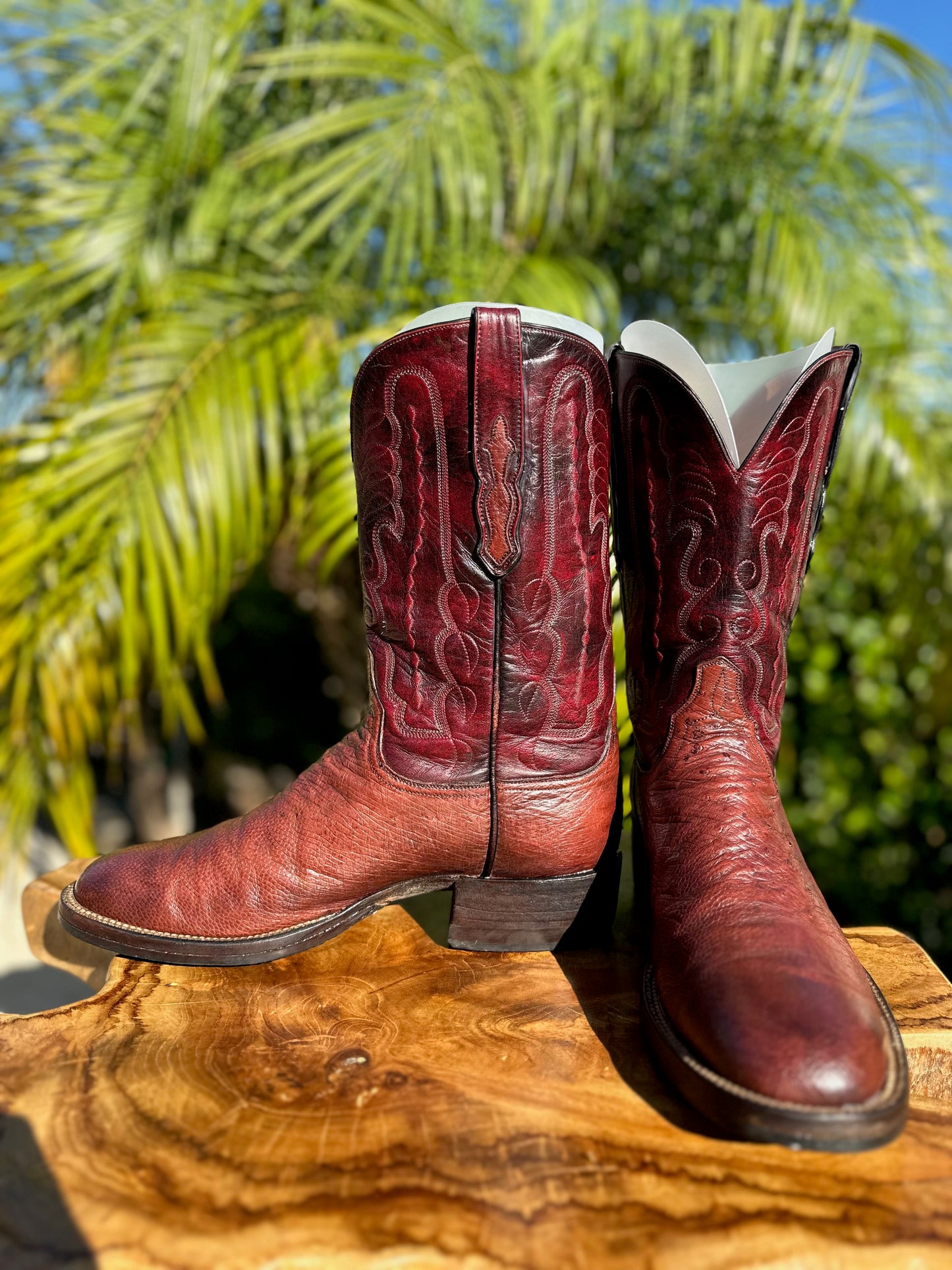 Rodney Ammons Custom Ostrich Cowboy Boot size 10.5 D