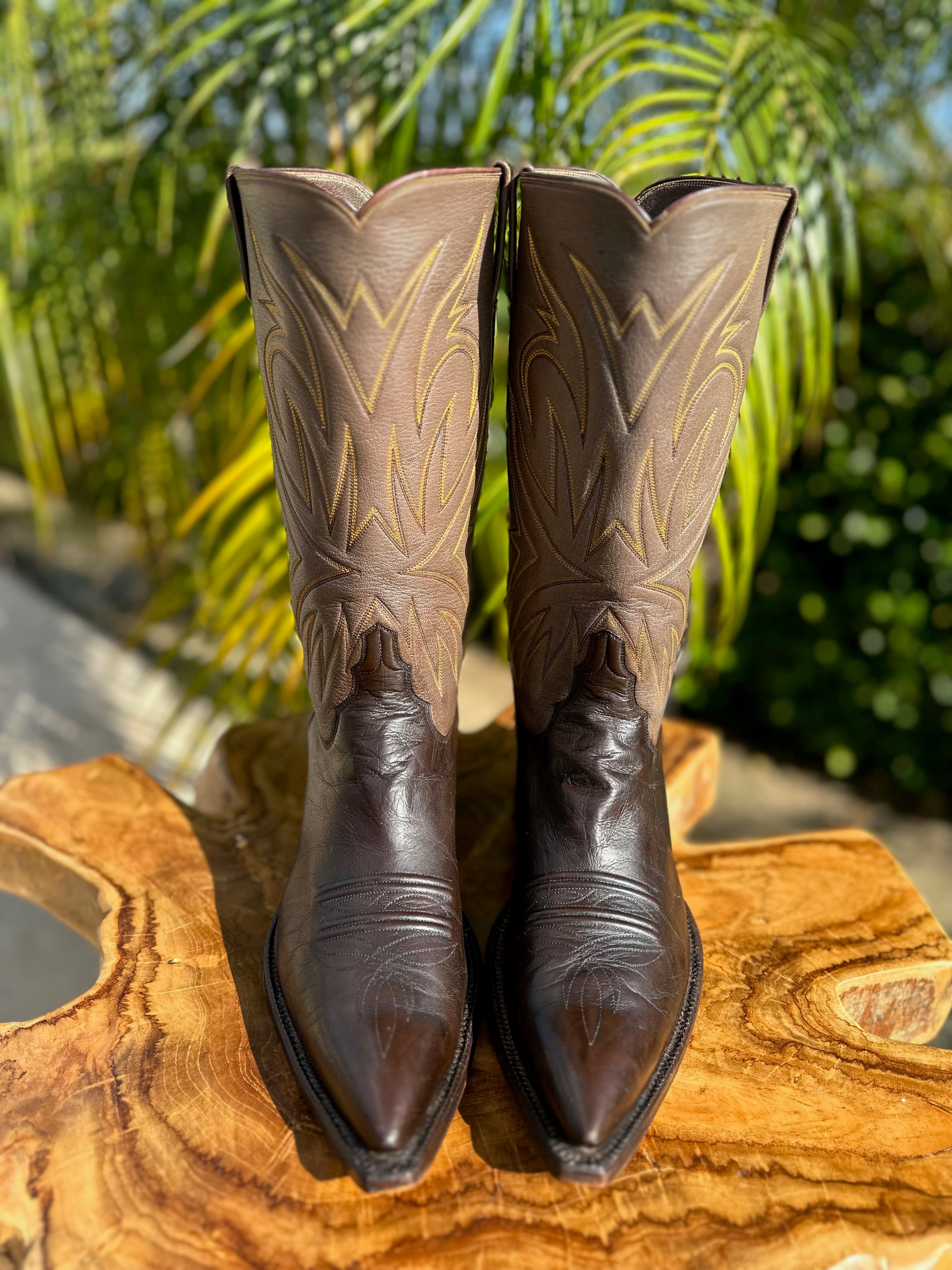 Custom handmade hot sale cowboy boots