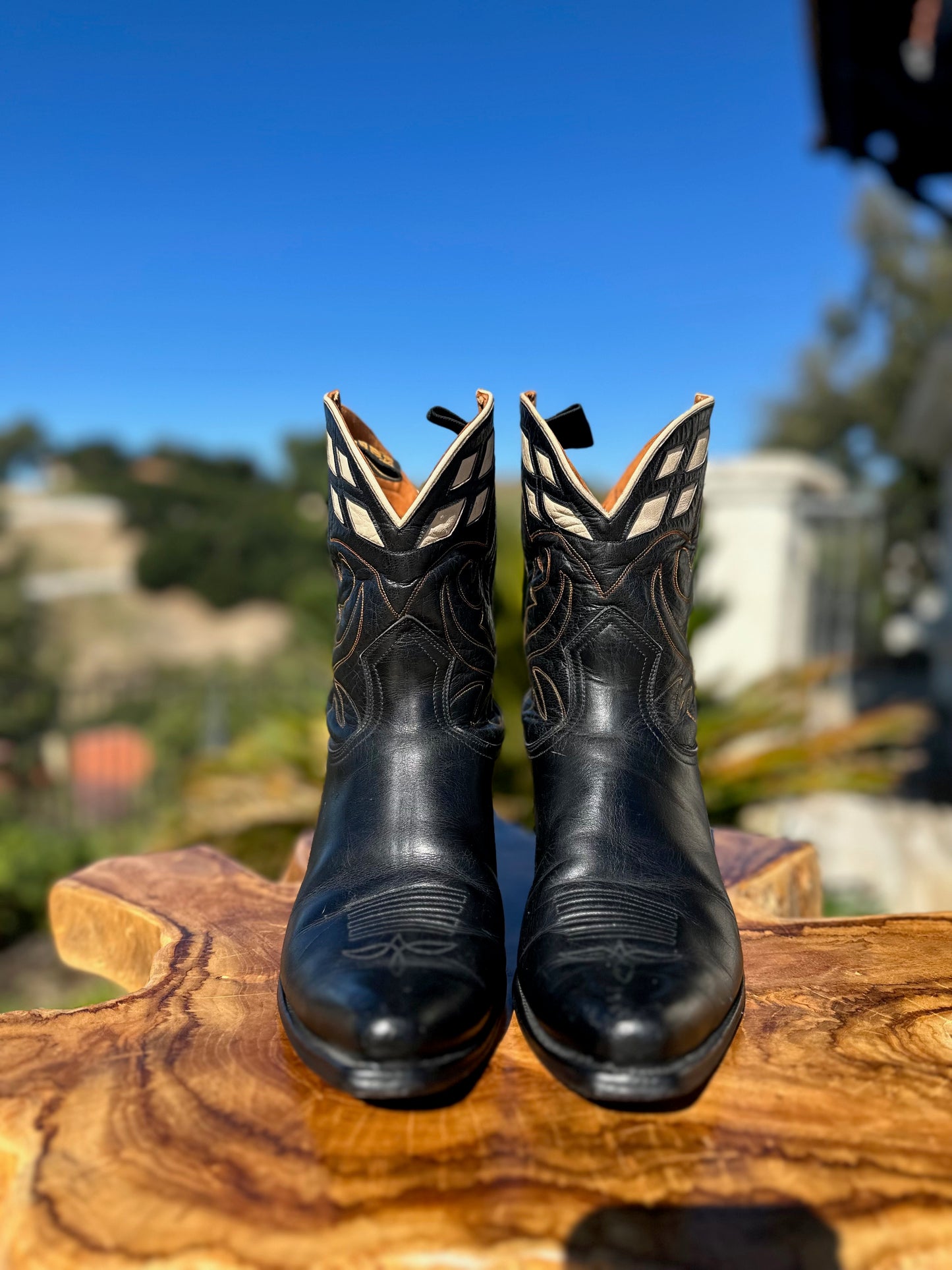 1940's Justin Peewee Cowboy Boots size 9.5 D