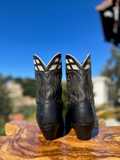 1940's Justin Peewee Cowboy Boots size 9.5 D