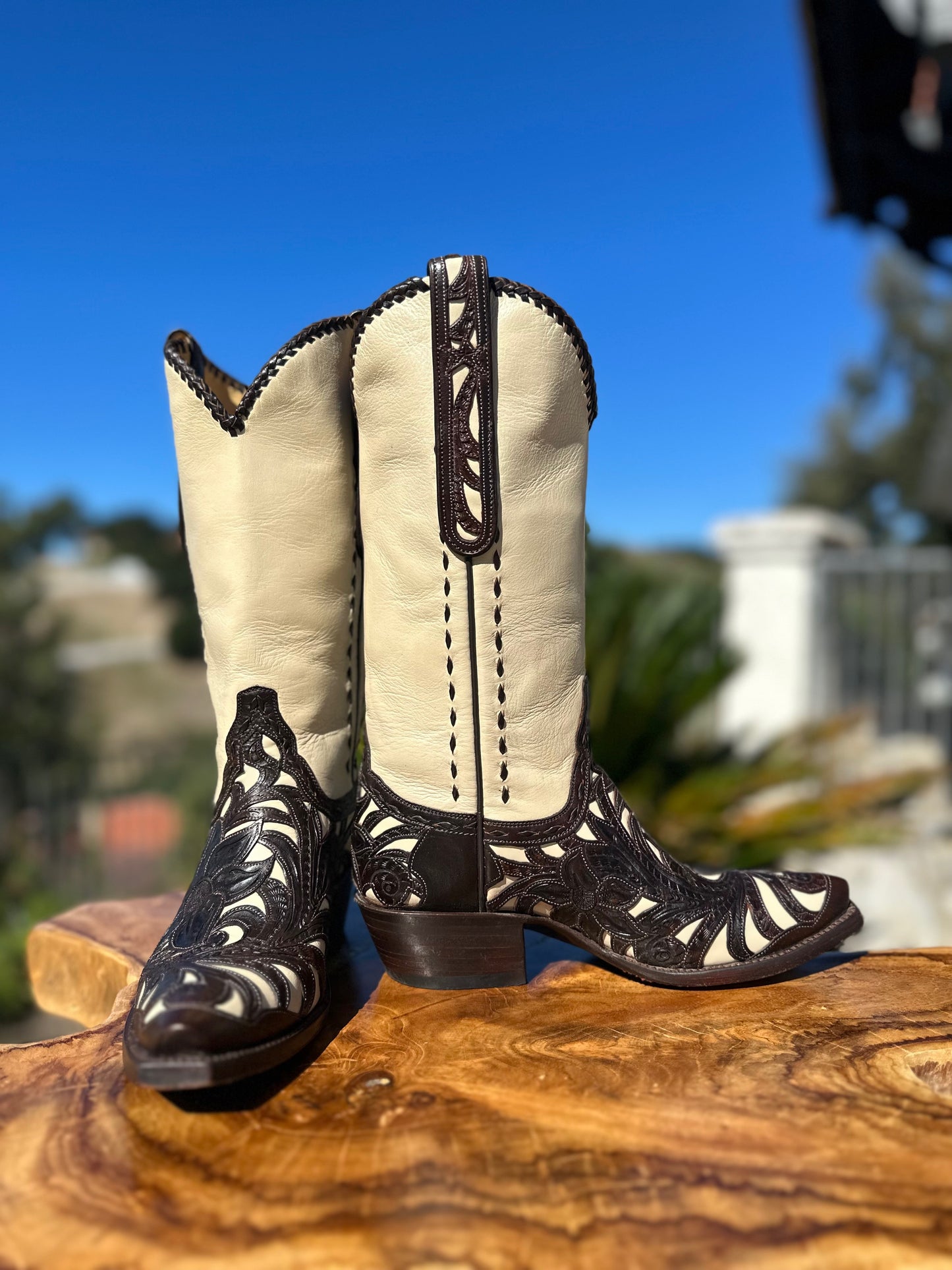 Tres Outlaws/Falconhead Custom Cowgirl Boots size 6 C