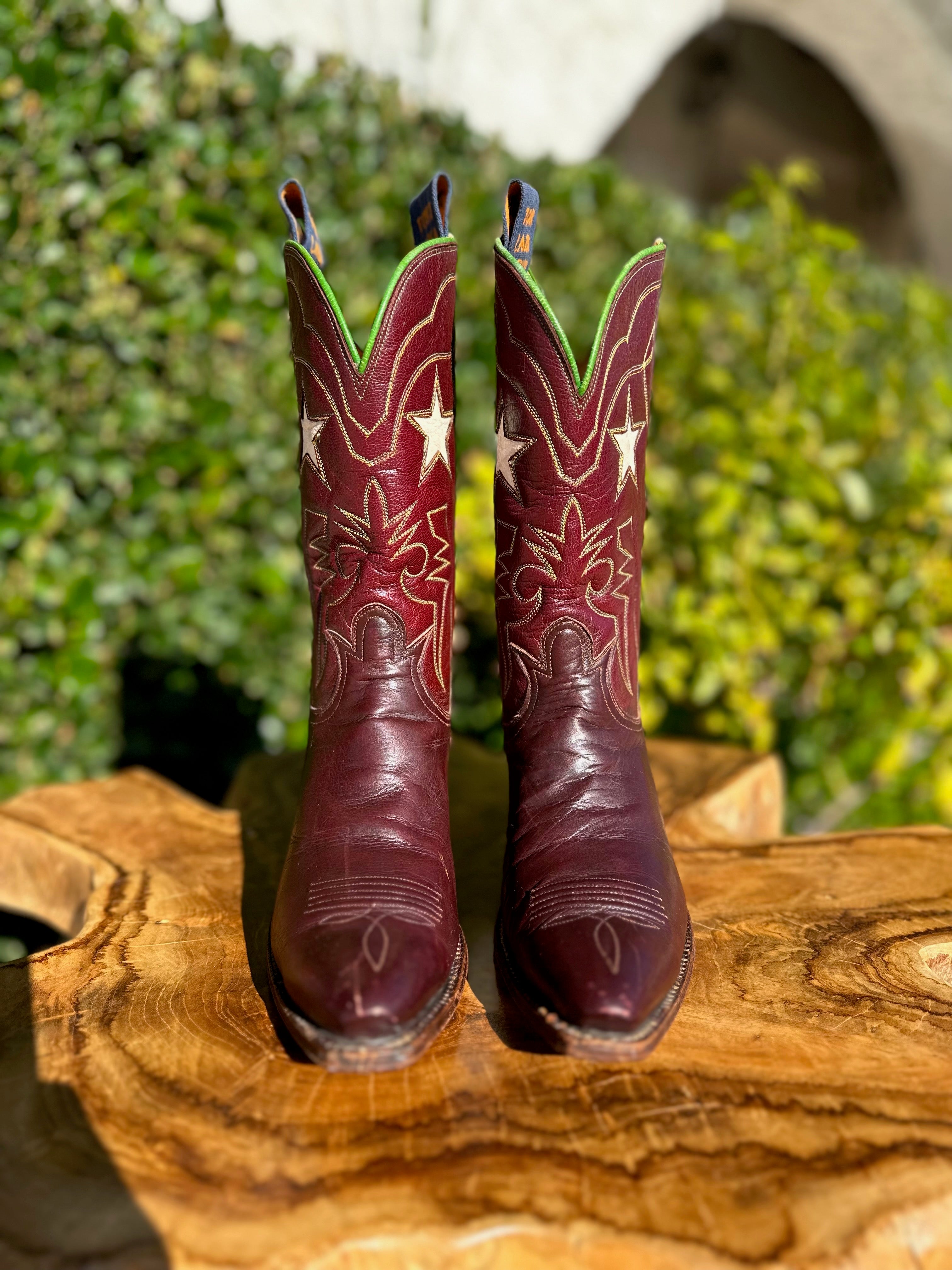 1940 s Tony Lama Cowgirl Boots size 5 B Western Boot Company