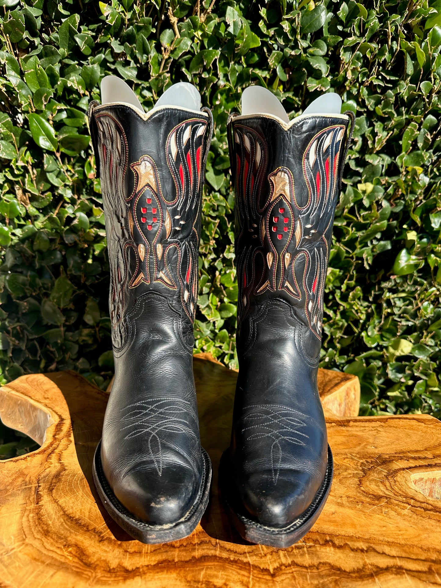 Vintage ACME GOLDEN Eagle Cowboy Boots size 7.5 D