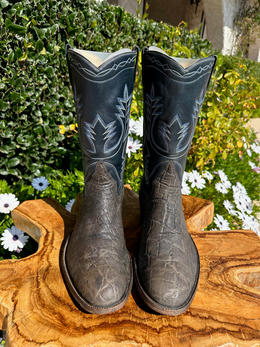 Eddie Kimmel Custom Elephant Cowboy Boots size 10 D