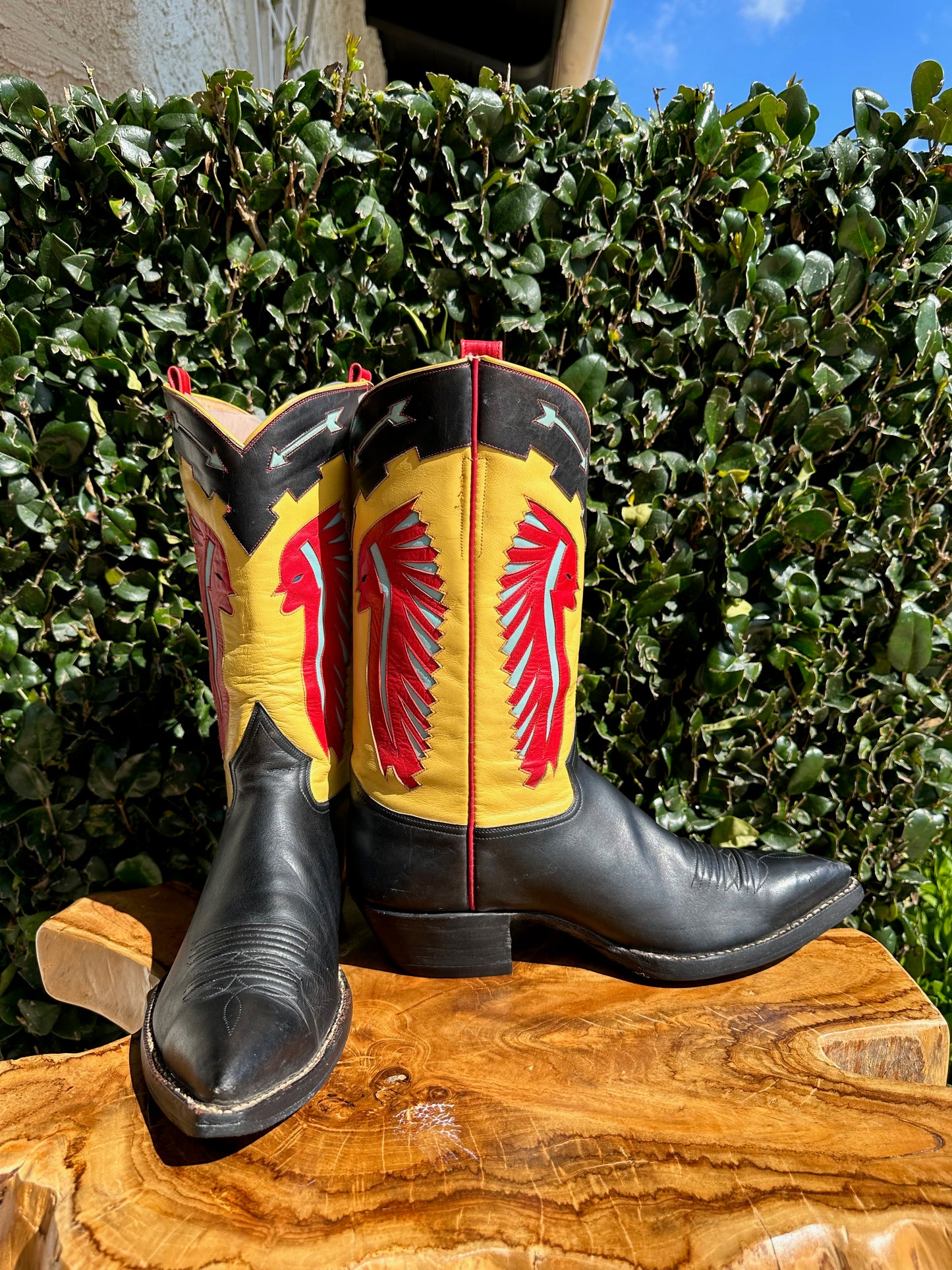 Rocketbuster Custom Chief Cowboy Boots size 10 D