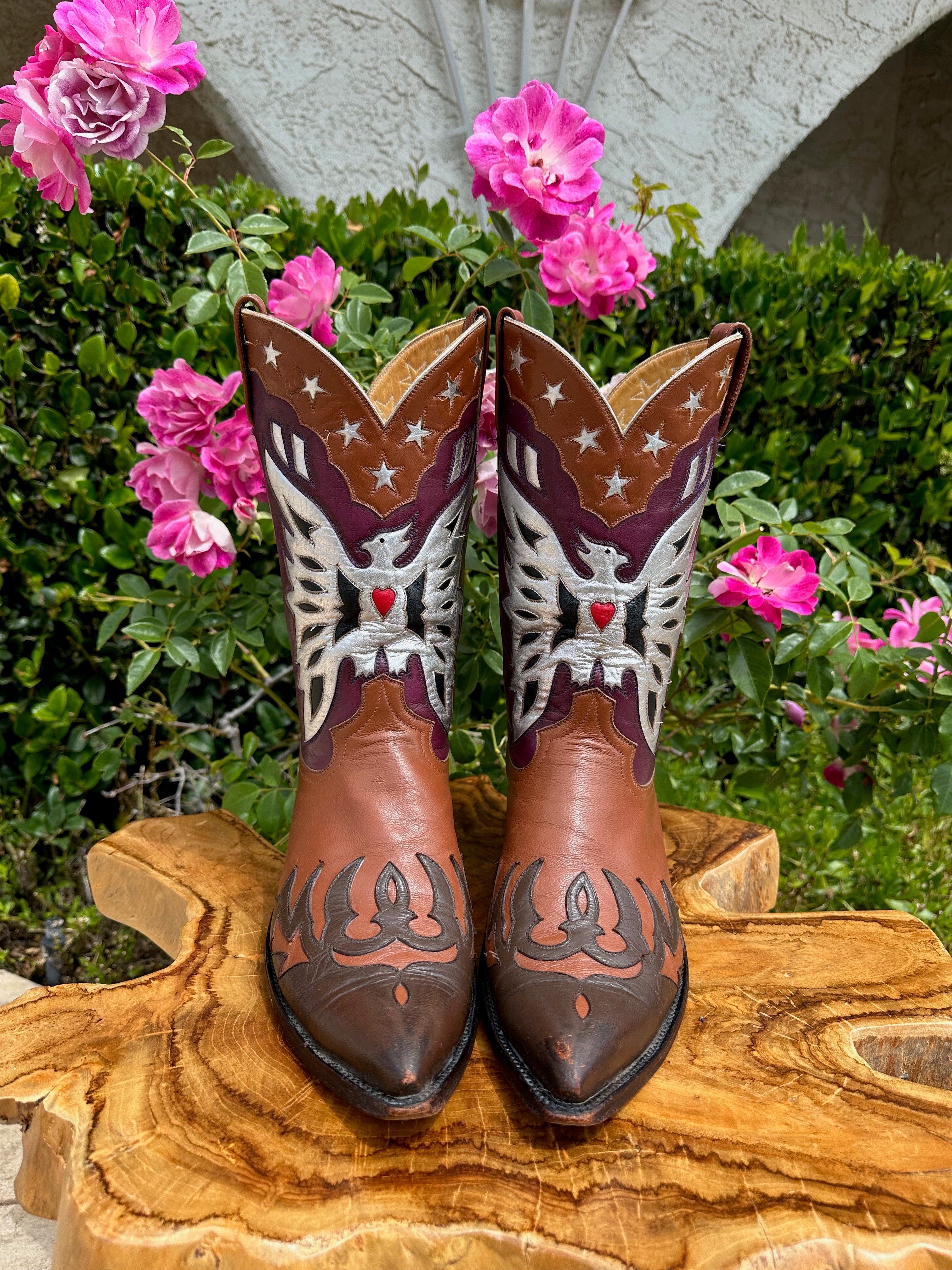 Champion Attitude Custom Roy Rogers Cowboy Boots 11 D Western Boot Company