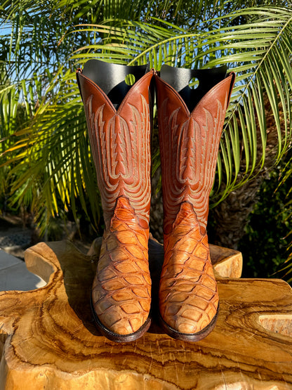 Tony Lama 1984 Signature Collection Anteater Cowboy Boots Size 9.5 D