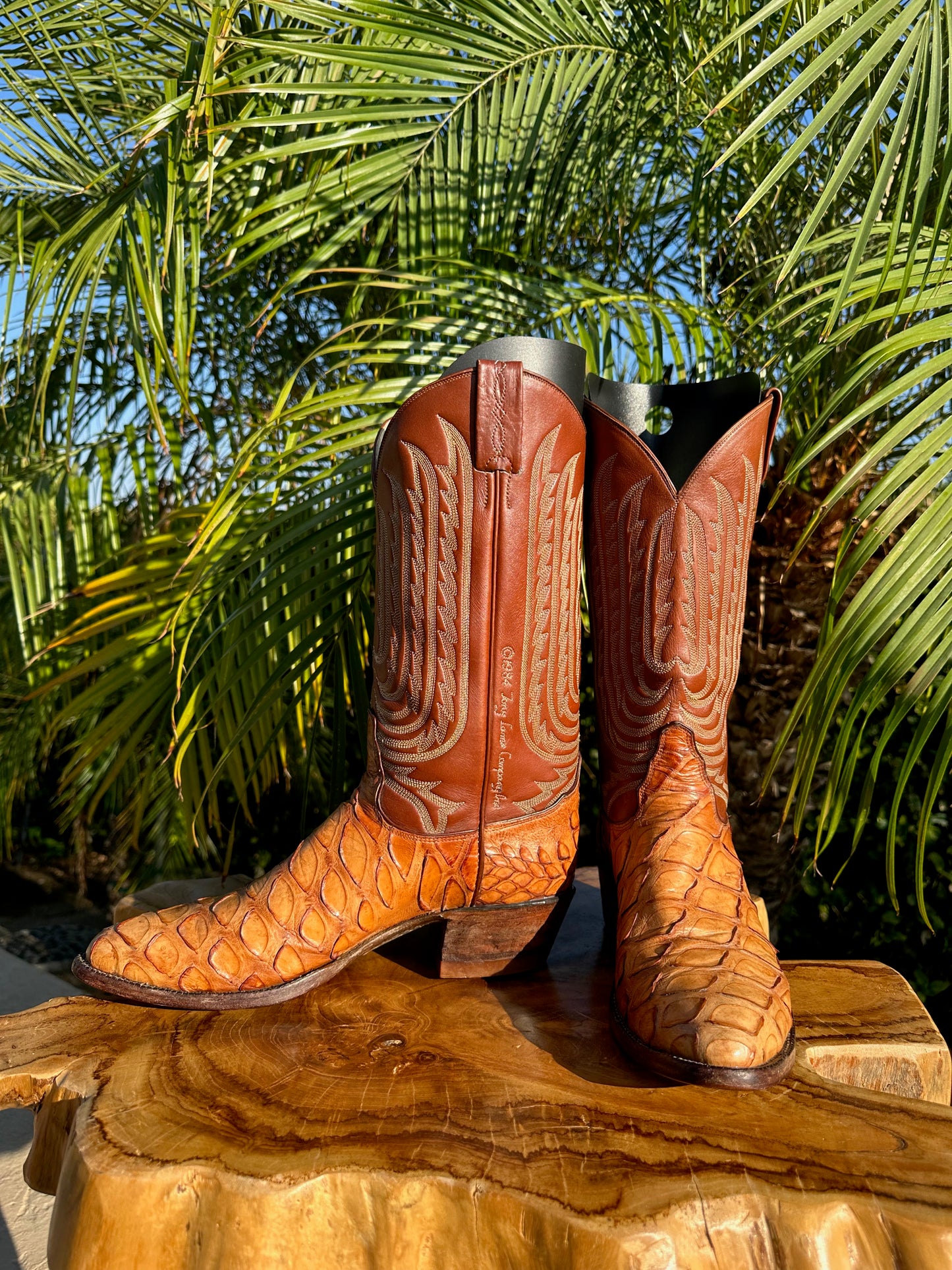 Tony Lama 1984 Signature Collection Anteater Cowboy Boots Size 9.5 D