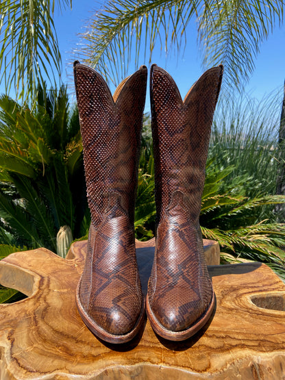 Lucchese San Antonio Burmese Python 9.5 D