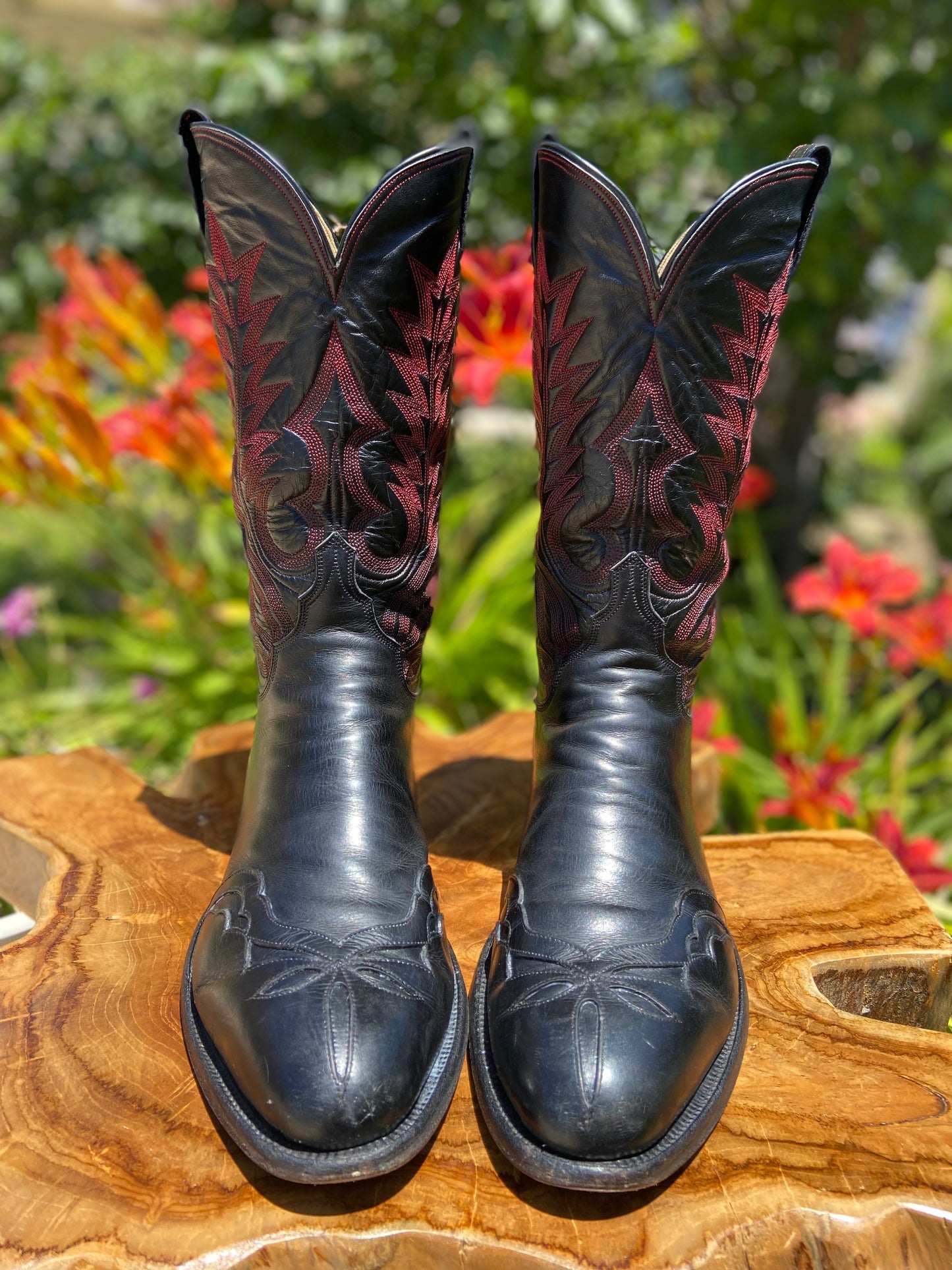 ML LEDDY Custom Cowboy Boots 10 D