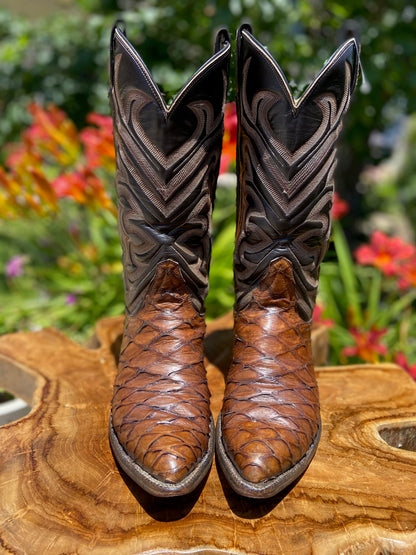 Tony Lama Anteater Cowboy Boots 7.5 D