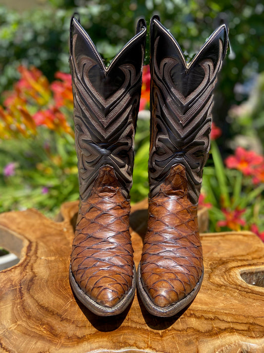 Tony Lama Anteater Cowboy Boots 7.5 D