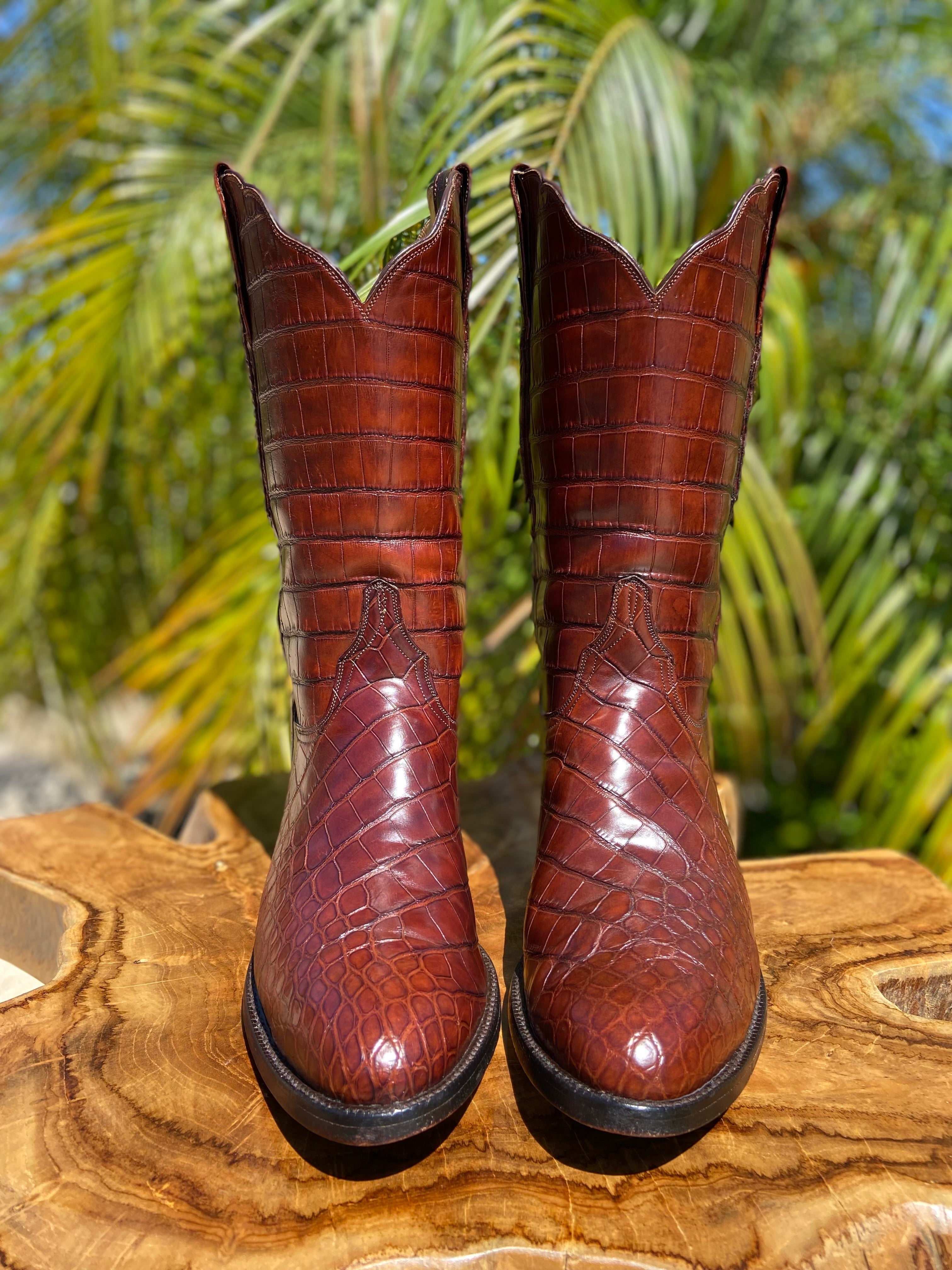 Lucchese alligator belly boots online