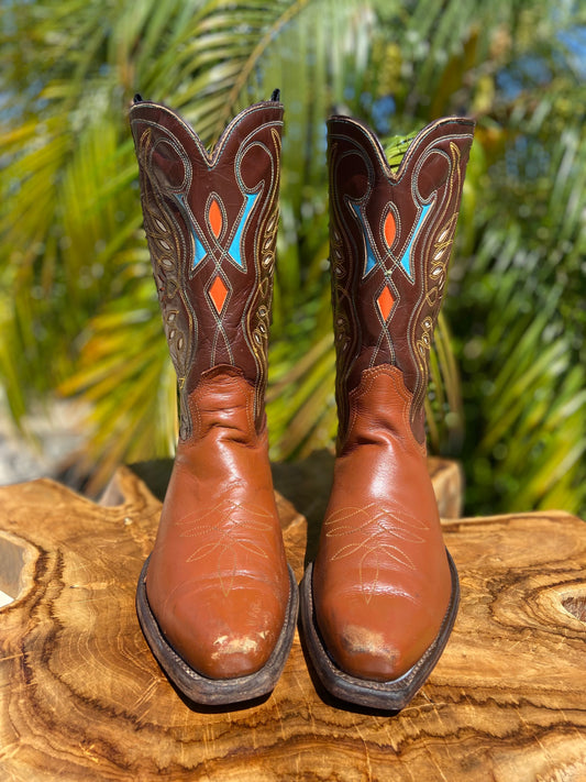 1940s Vintage ACME Cowboy Boots 7.5 D