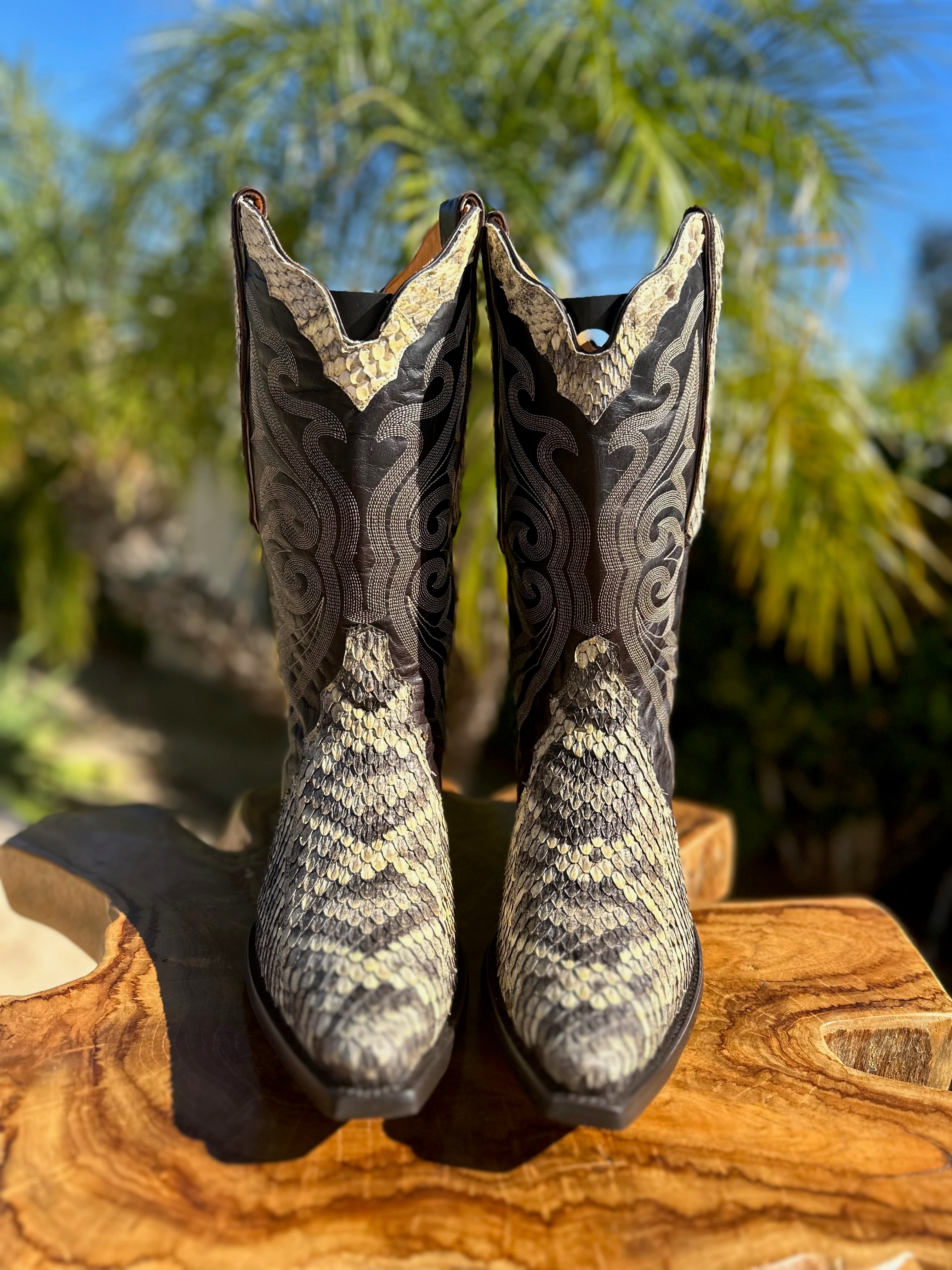 Rattlesnake cowboy sale boots