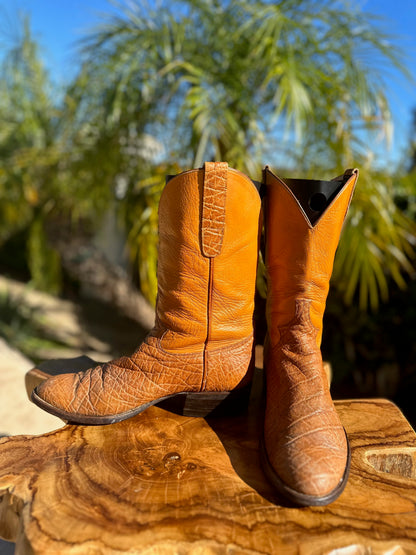 Jim Mathis Elephant Cowboy Boos size 7.5 E