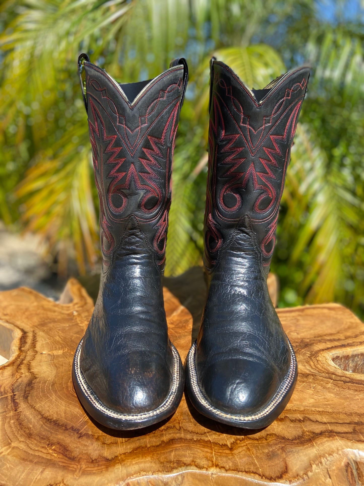 Kimmel Boot Company Smooth Ostrich Cowboy Boots 8.5 D